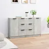 Image de vidaXL Buffets 2 pcs Gris bÃ©ton 60x30x70 cm Bois d'ingÃ©nierie