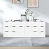 Image de vidaXL Buffets 3 pcs Blanc Bois d'ingénierie3115796
