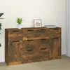 Image de vidaXL Ensemble de buffets 3 pcs chêne fumé bois d'ingénierie3115825