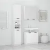 Image de vidaXL Ensemble d'armoires salle de bain 3 pcs blanc bois d'ingénierie3115876
