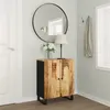 Image de vidaXL Buffet 60x33x75 cm Bois massif de manguier