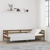 Image de vidaXL Lit de jour Marron miel 90x190 cm Bois de pin massif