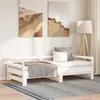 Image de vidaXL Lit coulissant sans matelas blanc 80x200 cm814695