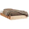 Image de vidaXL Vidaxl Cadre De Lit 90x200 Cm Bois Massif