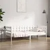 Image de vidaXL Lit de jour Blanc 80x200 cm Bois de pin massif