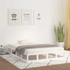 Image de vidaXL Cadre de lit Blanc 160x200 cm Bois massif
