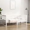 Image de vidaXL Lit de jour Blanc 90x190 cm Bois de pin massif