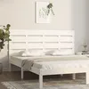 Image de vidaXL Tête de lit Blanc 140x3x80 cm Bois massif de pin