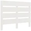 Image de vidaXL TÃªte de lit Blanc 75x3x80 cm Bois massif de pin