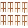 Image de vidaXL Tabourets de bar 8 pcs Bois massif d'acacia
