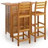 Image de Vidaxl Ensemble De Bar De Jardin 3 Pcs Bois D'acacia Solide