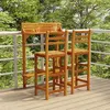 Image de vidaXL Ensemble de bar de balcon 3 pcs Bois d'acacia massif3116002