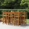 Image de vidaXL Ensemble de bar de jardin 9 pcs Bois d'acacia solide