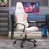 Image de vidaXL Vidaxl Chaise De Jeu De Massage Blanc Et Rose Similicuir