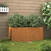 Image de vidaXL Jardinière 62x40x39 cm acier corten821557