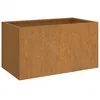 Image de vidaXL Vidaxl Jardinière Gris 62x40x39 Cm Acier Corten