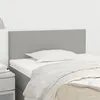 Image de vidaXL Tête de lit Gris clair 80x5x78/88 cm Tissu345724