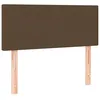 Image de vidaXL TÃªte de lit Marron FoncÃ© 80x5x78/88 cm Tissu