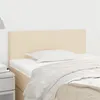 Image de vidaXL Tête de lit Crème 80x5x78/88 cm Tissu345729