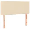 Image de vidaXL TÃªte de lit CrÃ¨me 80x5x78/88 cm Tissu