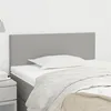 Image de vidaXL Tête de lit Gris clair 90x5x78/88 cm Tissu345744