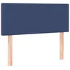 Image de vidaXL TÃªte de lit Bleu 90x5x78/88 cm Tissu