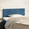Image de vidaXL Tête de lit Bleu foncé 90x5x78/88 cm Velours345762