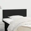 Image de vidaXL Tête de lit Noir 100x5x78/88 cm Tissu