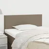 Image de vidaXL Tête de lit Taupe 100x5x78/88 cm Tissu