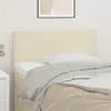 Image de vidaXL Tête de lit Crème 100x5x78/88 cm Similicuir345774