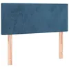 Image de vidaXL TÃªte de lit Bleu foncÃ© 100x5x78/88 cm Velours