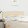 Image de vidaXL Têtes de lit 2 pcs Crème 72x5x78/88 cm Tissu