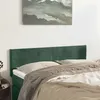 Image de vidaXL Têtes de lit 2 pcs Vert foncé 72x5x78/88 cm Velours