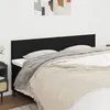 Image de vidaXL Têtes de lit 2 pcs Noir 80x5x78/88 cm Tissu