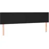 Image de vidaXL TÃªtes de lit 2 pcs Noir 90x5x78/88 cm Similicuir