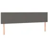 Image de vidaXL TÃªtes de lit 2 pcs Gris 90x5x78/88 cm Similicuir