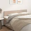 Image de vidaXL Têtes de lit 2 pcs Cappuccino 90x5x78/88 cm Similicuir