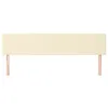 Image de vidaXL Têtes de lit 2 pcs Crème 100x5x78/88 cm Similicuir