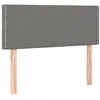 Image de vidaXL TÃªte de lit Gris foncÃ© 90x5x78/88 cm Tissu