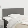Image de vidaXL Tête de lit Gris foncé 100x5x78/88 cm Tissu