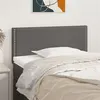 Image de vidaXL Tête de lit Gris 100x5x78/88 cm Similicuir