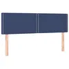 Image de vidaXL TÃªtes de lit 2 pcs Bleu 72x5x78/88 cm Tissu