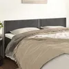 Image de vidaXL Têtes de lit 2 pcs Gris foncé 80x5x78/88 cm Velours