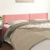 Image de vidaXL Têtes de lit 2 pcs Rose 80x5x78/88 cm Velours