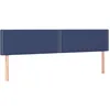 Image de vidaXL Vidaxl Têtes De Lit 2 Pcs Bleu 90x5x78/88 Cm Tissu