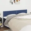 Image de vidaXL Têtes de lit 2 pcs Bleu 100x5x78/88 cm Tissu