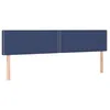Image de vidaXL TÃªtes de lit 2 pcs Bleu 100x5x78/88 cm Tissu