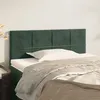 Image de vidaXL Tête de lit Vert foncé 80x5x78/88 cm Velours