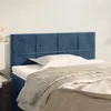 Image de vidaXL Tête de lit Bleu foncé 80x5x78/88 cm Velours