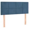 Image de vidaXL TÃªte de lit Bleu foncÃ© 80x5x78/88 cm Velours